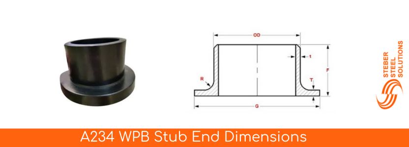 A234 WPB Stub End Dimensions  