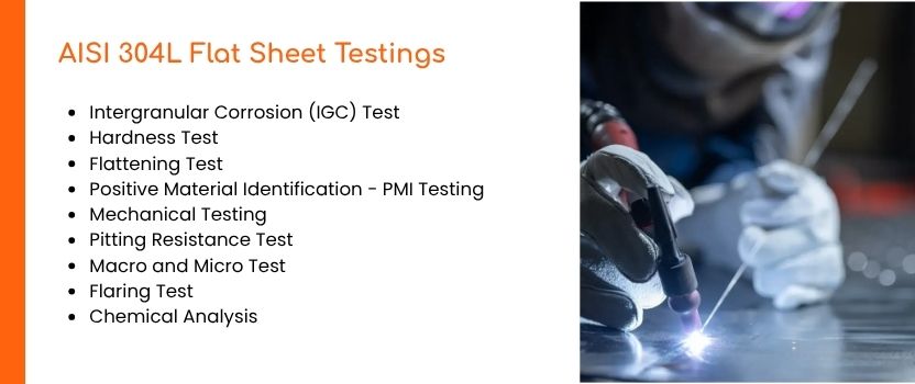 AISI 304L Flat Sheet Testings    