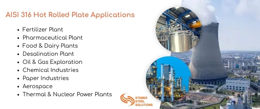 AISI 316 Hot Rolled Plate Applications 