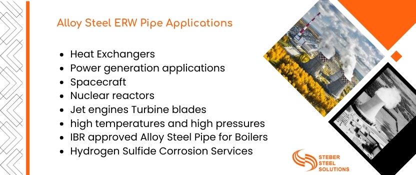 Alloy Steel ERW Pipe Applications 