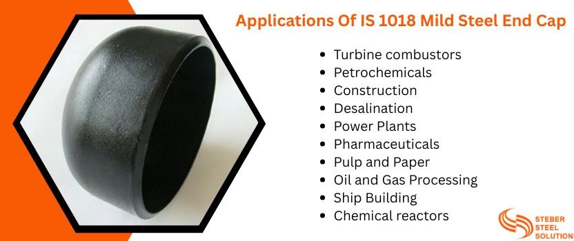 Applications Of IS 1018 Mild Steel  End Cap 