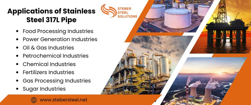 Applications of Stainless Steel 317L Pipe