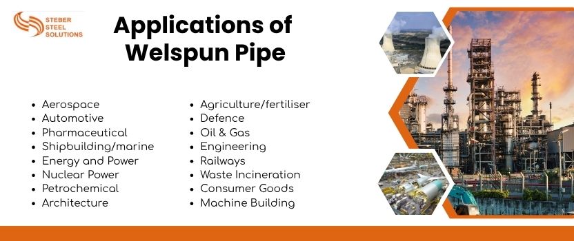 Applications of Welspun Pipe