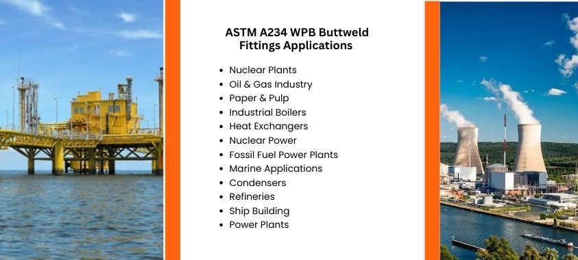 ASTM A234 WPB Buttweld Fittings Applications   
