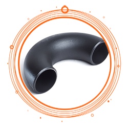 Black Mild Steel 180 Deg Pipe Bend