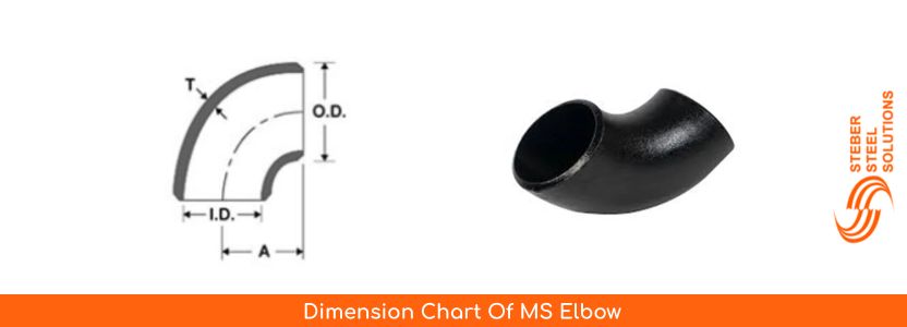 Dimension Chart Of MS Elbow