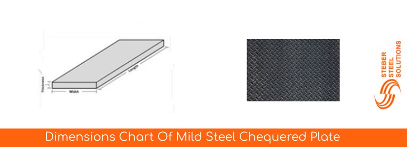 Dimensions Chart Of Mild Steel Chequered Plate