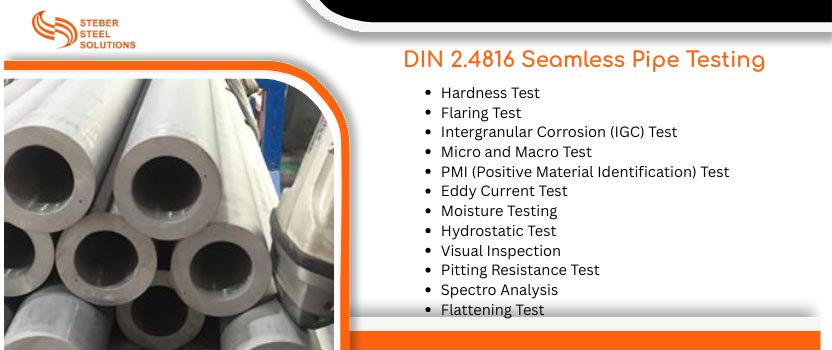 DIN 2.4816 Seamless Pipe Testing