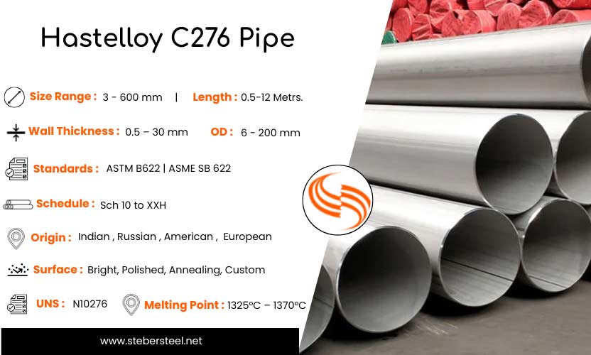 Hastelloy C276 Pipe