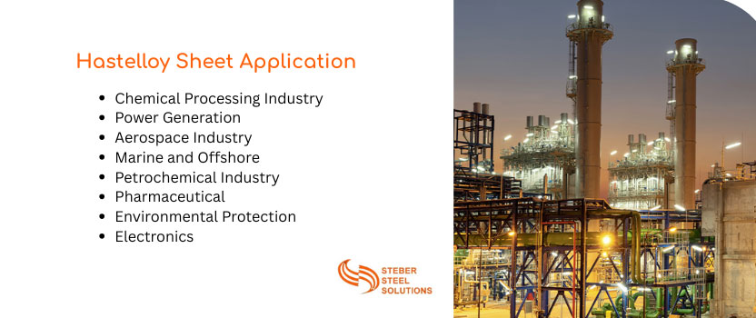 Hastelloy Sheet Application 