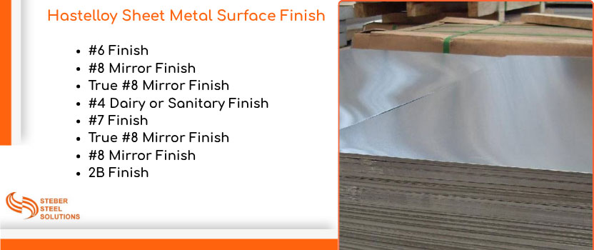 Hastelloy Sheet Metal Surface Finish