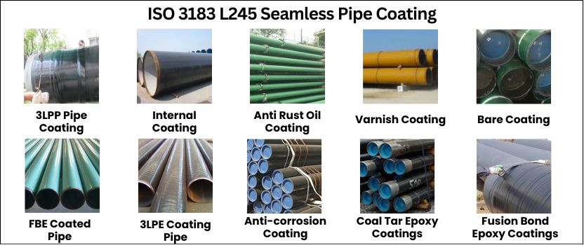 ISO 3183 L245 Seamless Pipe Coating