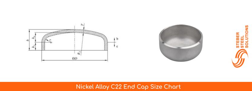 Nickel Alloy C22 End Cap Size Chart
