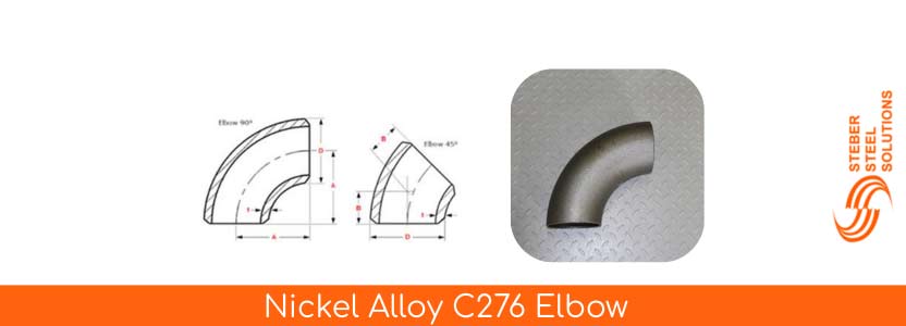 Dimensions of Nickel Alloy C276 Elbow