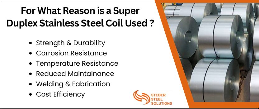 Reason is a Super Duplex Stainless Steel Coil Used