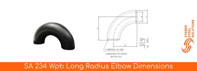 SA 234 Wpb Long Radius Elbow Dimensions 
