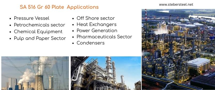 SA 516 Gr 60 Plate Applications 