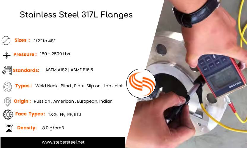 Stainless Steel 317L Flanges Specification