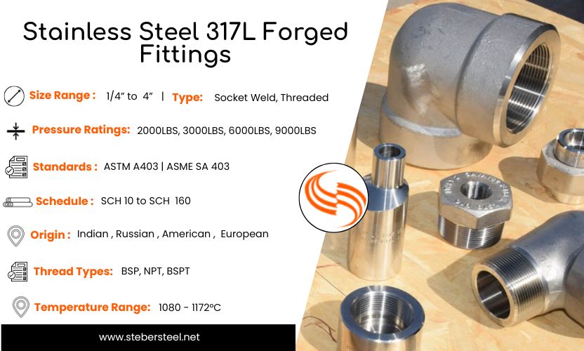 Stainless Steel 317L Forged Fitting