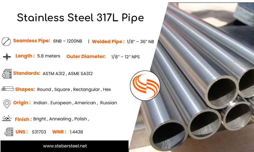 Stainless Steel 317L Pipe