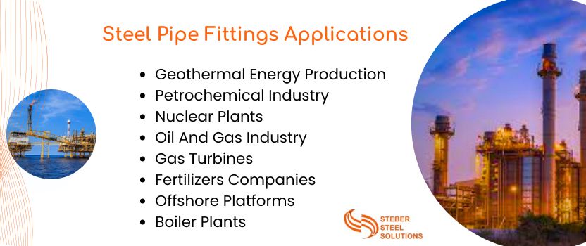 Steel Pipe Fittings Applications 