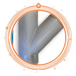 Super Duplex Steel Y Tee