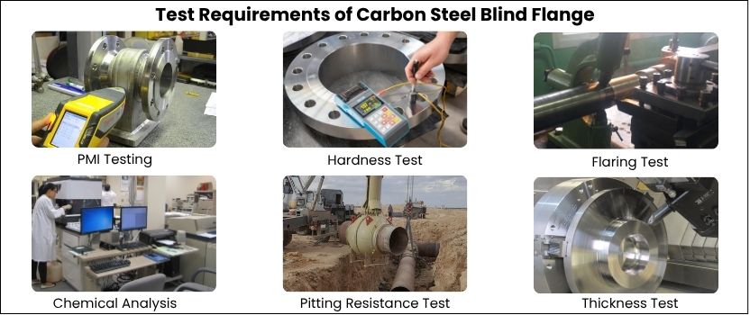 Test Requirements For Carbon Steel Blind Flange