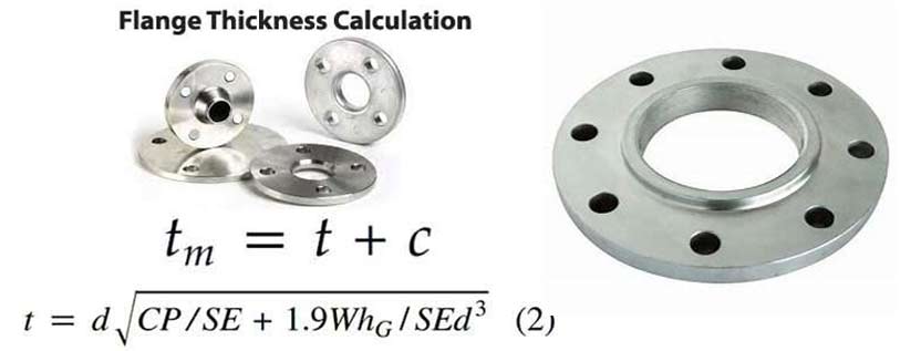 Thickness Calculation of Inconel Flanges
