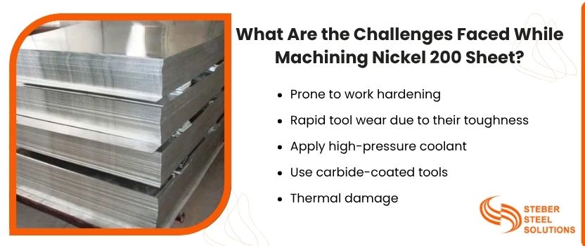 What Are the Challenges Faced While Machining Nickel 200 Sheet?