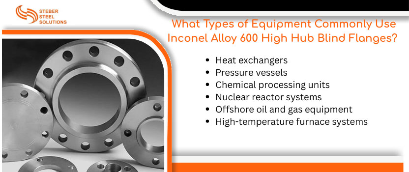 What Types of Equipment Commonly Use Inconel Alloy 600 High Hub Blind Flanges?
