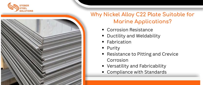 Why Nickel Alloy C22 Plate Suitable for Marine Applications?